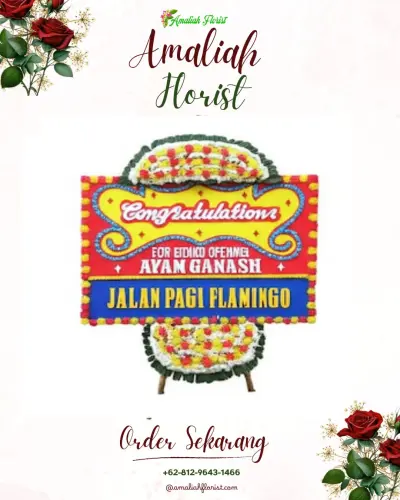 Bunga Papan Congratulation di Bulak Lor